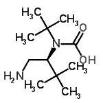 CAS 登录号：290815-01-9， [(2S)-1-氨基-3,3-二甲基-2-丁烷基](2-甲基-2-丙基)氨基甲酸