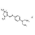 CAS#: 29120-27-2, 3-{[4-(Diethylamino)Phenyl]Diazenyl}-1,4-Dimethyl-4,5-Dihydro-1H-1,2,4-Triazol-1-Ium Chloride