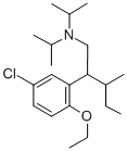 CAS 登录号：29122-56-3， beta-仲丁基-5-氯-2-乙氧基-N,N-二异丙基苯乙胺