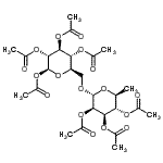 CAS#: 29202-64-0, 1,2,3,4-Tetra-O-Acetyl-6-O-(2,3,4-Tri-O-Acetyl-6-Deoxy-alpha-L-Mannopyranosyl)-beta-D-Glucopyranose