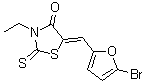 CAS#: 292075-95-7, (5Z)-5-[(5-Bromo-2-Furyl)Methylene]-3-Ethyl-2-Thioxo-1,3-Thiazolidin-4-One