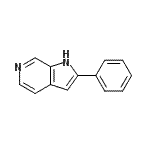 CAS#: 2922-07-8, 2-Phenyl-1H-Pyrrolo[2,3-c]Pyridine
