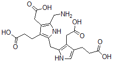 CAS#: 29261-13-0, 5-Aminomethyl-4,3'-bis(carboxymethyl)-3,4'-bis(2-carboxyethyl)dipyrrolylmethane