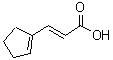 CAS 登录号：2931-27-3， (E)-3-(1-环戊烯基)丙-2-烯酸