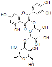 CAS 登录号：29322-06-3， 槲皮素-3-O-新橙皮糖