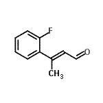 CAS 登录号：293308-75-5， (2E)-3-(2-氟苯基)-2-丁烯醛