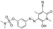 CAS#: 29333-57-1, 3-[(5-Cyano-1,6-Dihydro-2-Hydroxy-1,4-Dimethyl-6-Oxo-3-Pyridyl)Azo]Phenyl Dimethylsulphamate