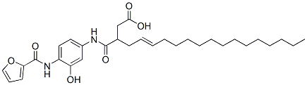 CAS#: 29337-98-2, 3-[[[4-[(2-Furoyl)Amino]-3-Hydroxyphenyl]Amino]Carbonyl]Nonadec-5-Enoic Acid