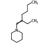 CAS 登录号：29371-09-3， 1-(2-乙基-1-己烯-1-基)哌啶