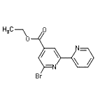 CAS 登录号：294211-88-4， 乙基6-溴-2,2'-联吡啶-4-羧酸酯