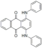 CAS 登录号：2944-12-9， 1,4-二(苯基氨基)蒽醌