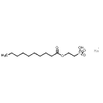 CAS#: 29454-06-6, Decanoic Acid, 2-Sulfoethyl Ester, Sodium Salt (1:1)