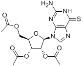 CAS 登录号：2946-36-3， 2-氨基-9-(2,3,5-三-O-乙酰基-beta-D-呋喃核糖基)-6-硫代嘌呤