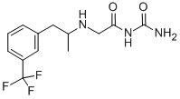 CAS#: 29485-14-1, N-Carbamoyl-2-[1-[3-(Trifluoromethyl)Phenyl]Propan-2-Ylamino]Acetamide