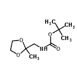 CAS#: 295323-54-5, 2-Methyl-2-Propanyl [(2-Methyl-1,3-Dioxolan-2-Yl)Methyl]Carbamate