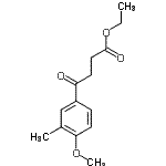 CAS 登录号：2954-68-9， 乙基4-(4-甲氧基-3-甲基苯基)-4-氧代丁酸酯