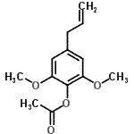 CAS#: 29540-11-2, 4-Allyl-2,6-Dimethoxyphenyl Acetate