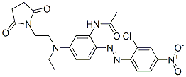CAS#: 29649-47-6, N-[2-[2-(2-Chloro-4-Nitrophenyl)Diazenyl]-5-[[2-(2,5-Dioxo-1-Pyrrolidinyl)Ethyl]Ethylamino]Phenyl]-Acetamide