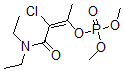 CAS 登录号：297-99-4， [(E)-3-氯-4-二乙基氨基-4-氧代丁-2-烯-2-基]二甲基磷酸酯
