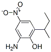 CAS 登录号：29709-87-3， 2-氨基-6-丁烷-2-基-4-硝基苯酚