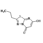 CAS#: 297763-38-3, 7-Hydroxy-2-Propyl-5H-[1,3,4]Thiadiazolo[3,2-a]Pyrimidin-5-One