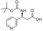 CAS#: 297773-45-6, Boc-(S)-3-Amino-3-(3-Pyridyl)-Propionic Acid