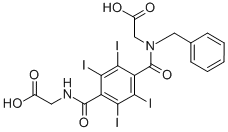 CAS 登录号：29779-64-4， N-(4-(((羧甲基)氨基)羰基)-2,3,5,6-四碘苯甲酰基)-N-(苯基甲基)甘氨酸