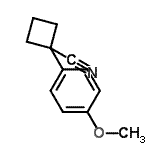 CAS#: 29786-45-6, 1-(4-Methoxyphenyl)Cyclobutanecarbonitrile