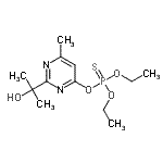 CAS 登录号：29820-16-4， O,O-二乙基O-[2-(2-羟基-2-丙基)-6-甲基-4-嘧啶基]硫代磷酸酯