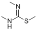 CAS 登录号：2986-23-4， N,N'-二甲基-硫代氨基亚胺酸甲酯