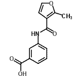 CAS#: 298686-55-2, 3-[(2-Methyl-3-Furoyl)Amino]Benzoic Acid