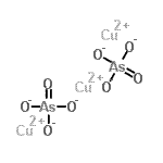 CAS 登录号：29871-13-4， 砷酸铜(2+)盐(2:3)