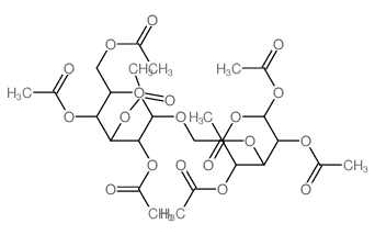 CAS 登录号：29873-67-4， 6-O-(2,3,4,6-O-四乙酰基-alpha-D-吡喃半乳糖基)-beta-D-吡喃葡萄糖四乙酸酯