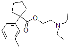 CAS 登录号：29885-18-5， 2-(二乙基氨基)乙基 1-(间甲苯基)环戊烷-1-羧酸酯