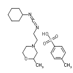 CAS 登录号：29886-98-4， N-环己基-N'-[2-(2-甲基-4-吗啉基)乙基]碳二酰亚胺4-甲基苯磺酸酯(1:1)