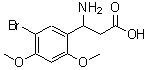 CAS#: 299164-65-1, 3-Amino-3-(5-Bromo-2,4-Dimethoxy-Phenyl)Propanoic Acid