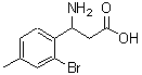 CAS 登录号：299167-36-5， 3-氨基-3-(2-溴-4-甲基苯基)丙酸