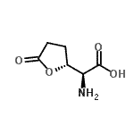 CAS 登录号：299208-58-5， (2S)-氨基[(2R)-5-氧代四氢-2-呋喃基]乙酸