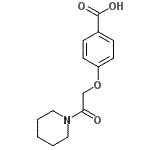 CAS 登录号：29936-93-4， 4-[2-氧代-2-(1-哌啶基)乙氧基]苯甲酸