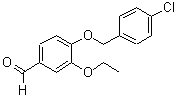 CAS 登录号：299441-96-6， 4-[(4-氯苄基)氧基]-3-乙氧基苯甲醛