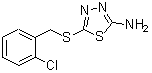 CAS#: 299442-99-2, 5-[(2-Chlorobenzyl)Sulfanyl]-1,3,4-Thiadiazol-2-Amine