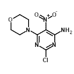 CAS#: 29955-44-0, 2-Chloro-6-(4-Morpholinyl)-5-Nitro-4-Pyrimidinamine
