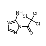 CAS 登录号：299969-02-1， 1-(5-氨基-1H-1,2,4-三唑-1-基)-2,2,2-三氯乙酮