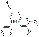 CAS 登录号：30077-75-9， 3-苯胺基-2-藜芦基丙烯腈