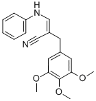 CAS 登录号：30078-48-9， 3-苯胺基-2-(3,4,5-三甲氧基苄基)丙烯腈