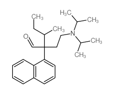 CAS#: 30121-11-0, 2-[2-(Di(Propan-2-Yl)Amino)Ethyl]-3-Methyl-2-Naphthalen-1-Ylpentanal