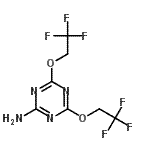 CAS#: 301211-00-7, 4,6-Bis(2,2,2-Trifluoroethoxy)-1,3,5-Triazin-2-Amine