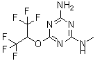 CAS#: 301211-06-3, 6-[(1,1,1,3,3,3-Hexafluoro-2-Propanyl)Oxy]-N-Methyl-1,3,5-Triazine-2,4-Diamine