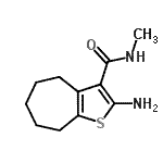 CAS#: 301321-97-1, 2-Amino-N-Methyl-5,6,7,8-Tetrahydro-4H-Cyclohepta[b]Thiophene-3-Carboxamide
