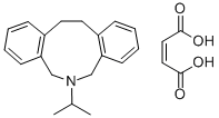 CAS#: 30154-46-2, 6-Isopropyl-5,7,12,13-Tetrahydro-6H-Dibenz(c,g)Azonine Maleate